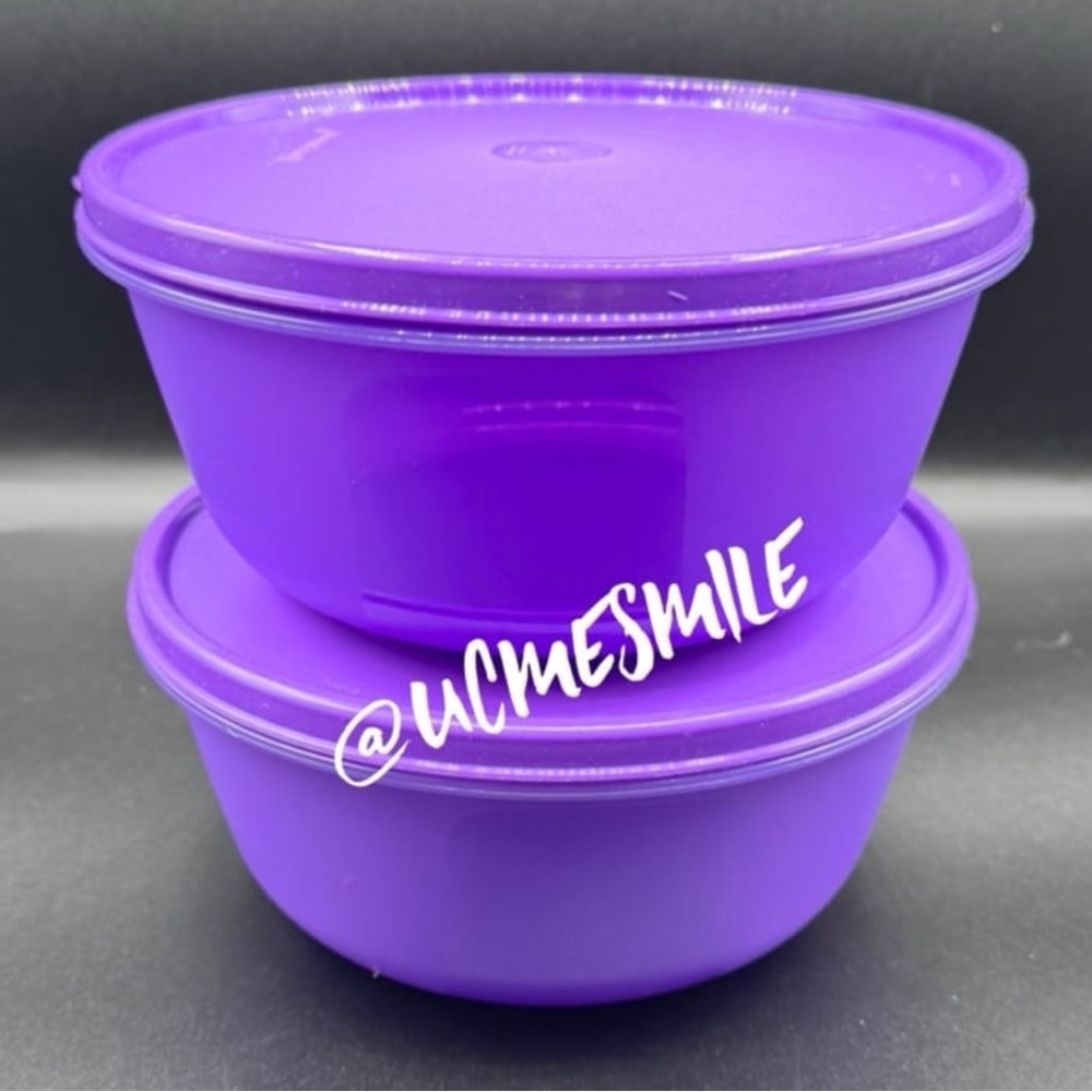 Tupperware Nesting Modular Purple 1.5 L Bowl Set